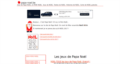 Desktop Screenshot of papa-noel.be